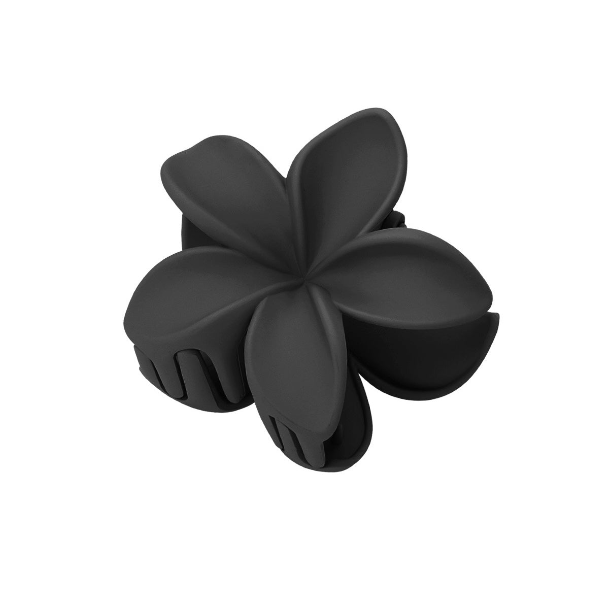 Haarclip Bloem Zwart