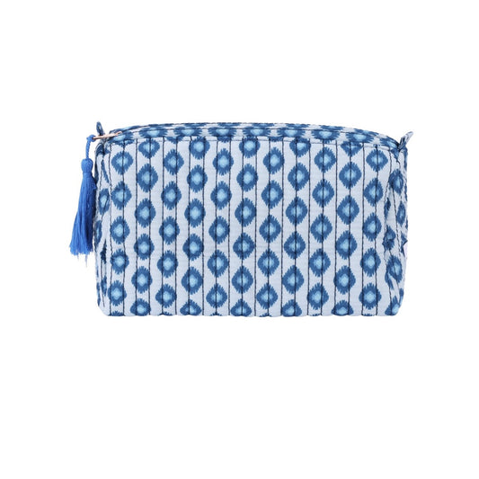 Make up tas Retro Blauw