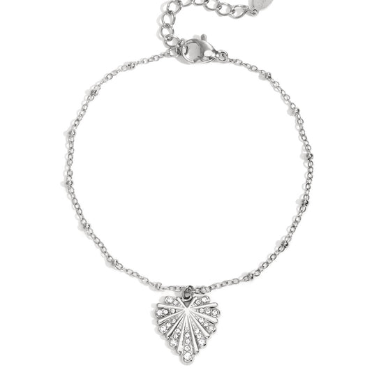 Charm armband hart