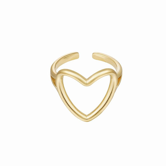 Big heart ring