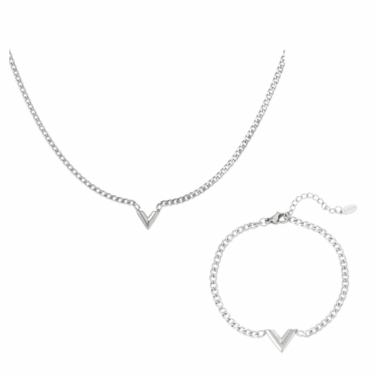 Combi - V ketting & armband